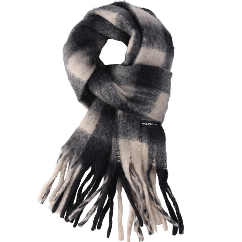 Warrior Polyester Knit Black White