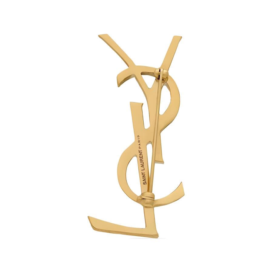 SAINT LAURENT Cassandre Brooch