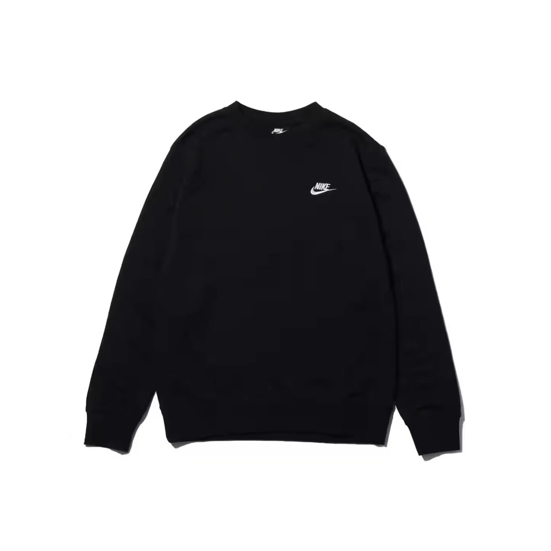 Nike Sweatshirts Black Crew Neck Moderate Regular