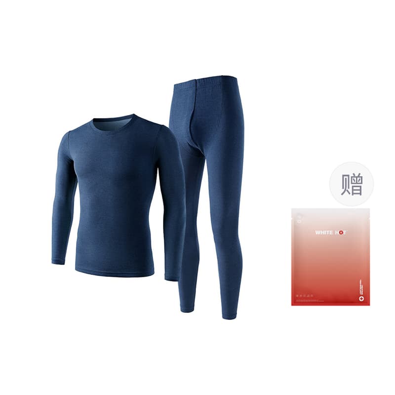 WHITE HOT Thermal Sets Navy Blue (Black Gold Patch)