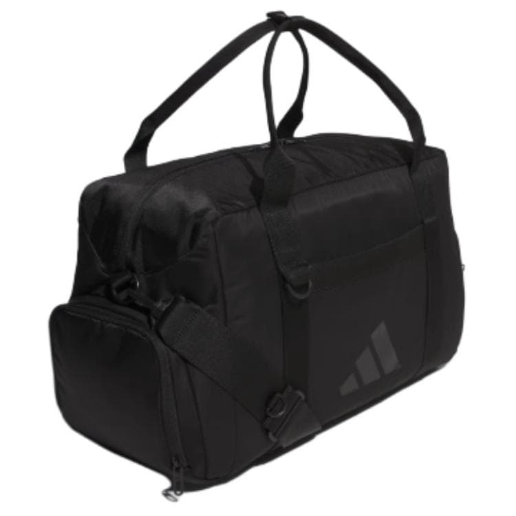 Adidas Polyester One Shoulder Crossbody Handheld Travel Bag Black
