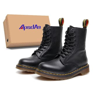 ApsdAa x VFTS 1460 Short Martin Boot 3cm Black