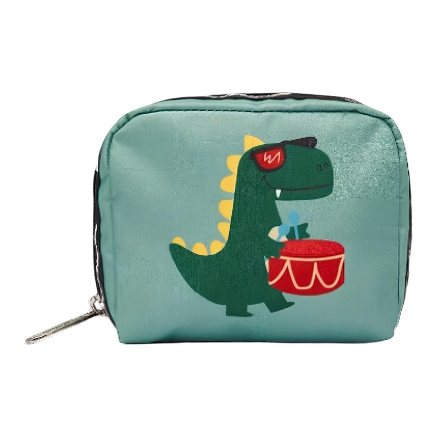 Skechers LeSportsac Collaboration Zip Closure Fabric Clutch Small T339 Flower Little Dinosaur T339 Flower Little Dinosaur