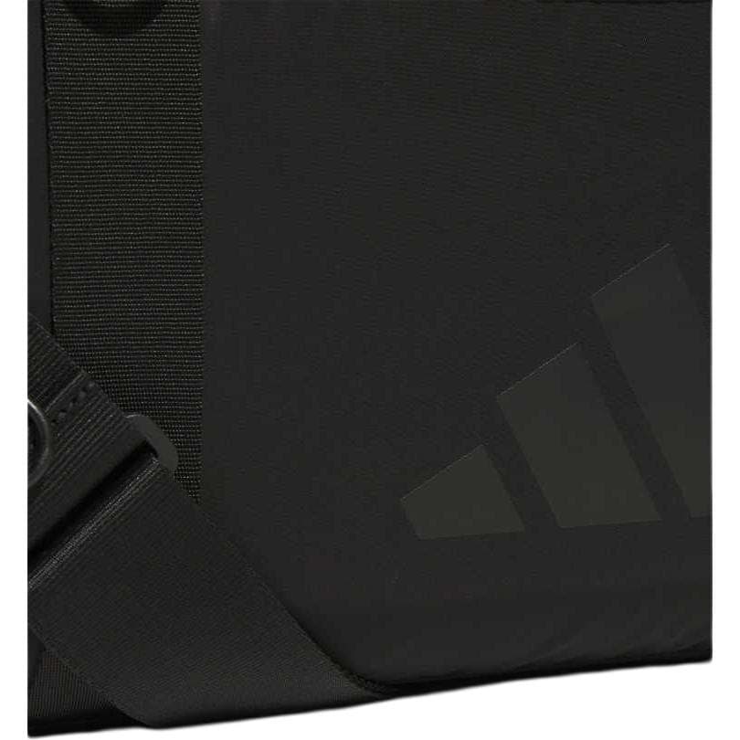 Adidas Polyester One Shoulder Crossbody Handheld Travel Bag Black