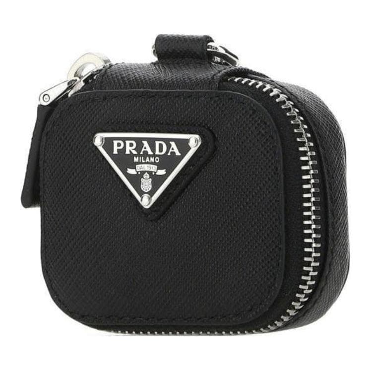 PRADA Cross Grain AirPods Protective Cover, Shoulder Bag, Crossbody Bag Regular Black