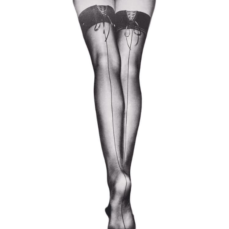 Victoria's Secret Stockings 1 Pack Black 1 Pack (Black)