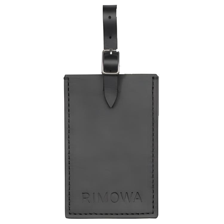 RIMOWA Nappa Luggage Tag Black Black