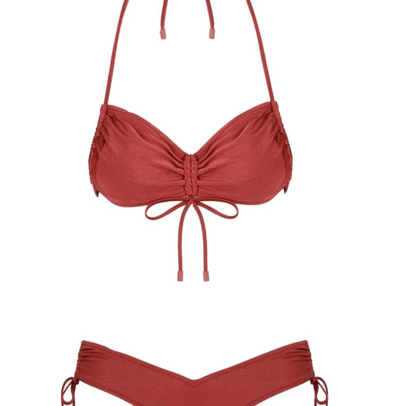 Zimmermann rucheddetail bikini