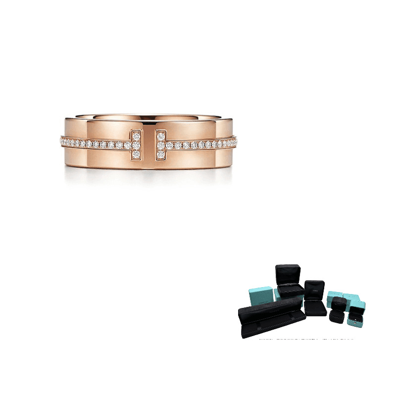 TIFFANY & CO. 18K Rose Gold Rings Rose Gold