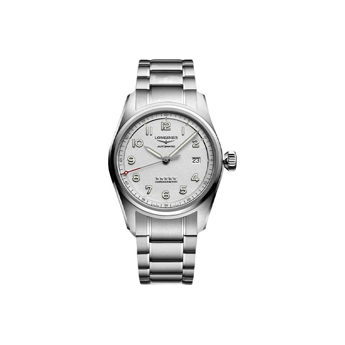 LONGINES Spirit Collection Automatic Mechanical Movement 100m Waterproof Watch 40mm Silver Dial