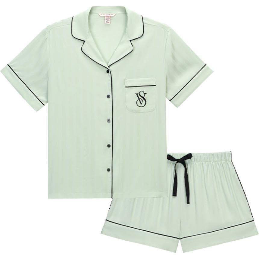 Victoria's Secret Pajama Set Jadeite Green