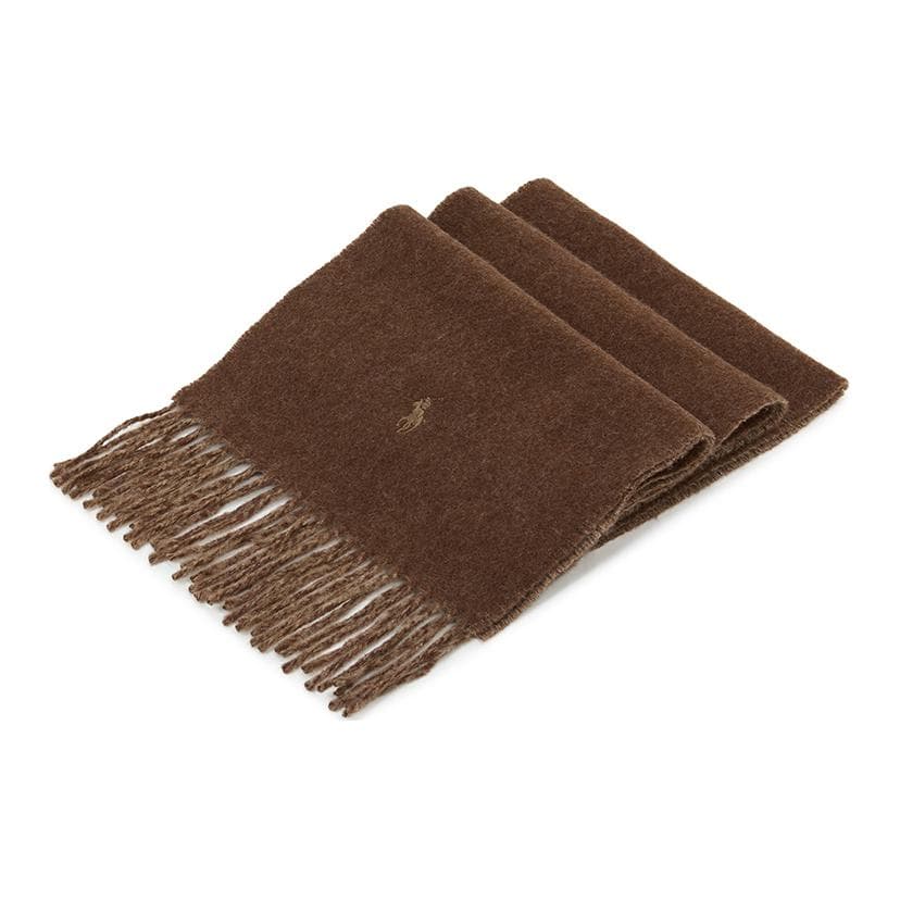 Polo Ralph Lauren fringed logoembroidered scarf