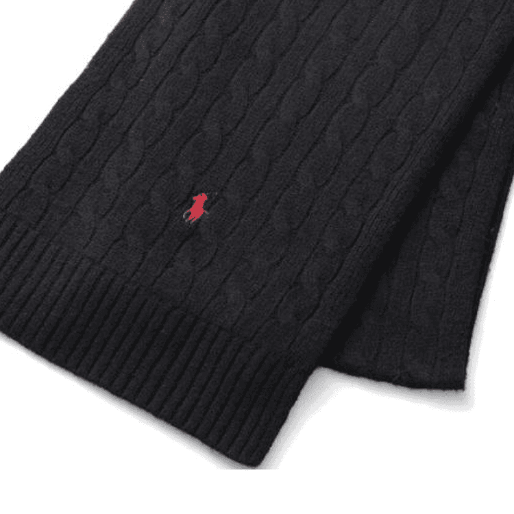 Polo Ralph Lauren Wool, Nylon Knit Black