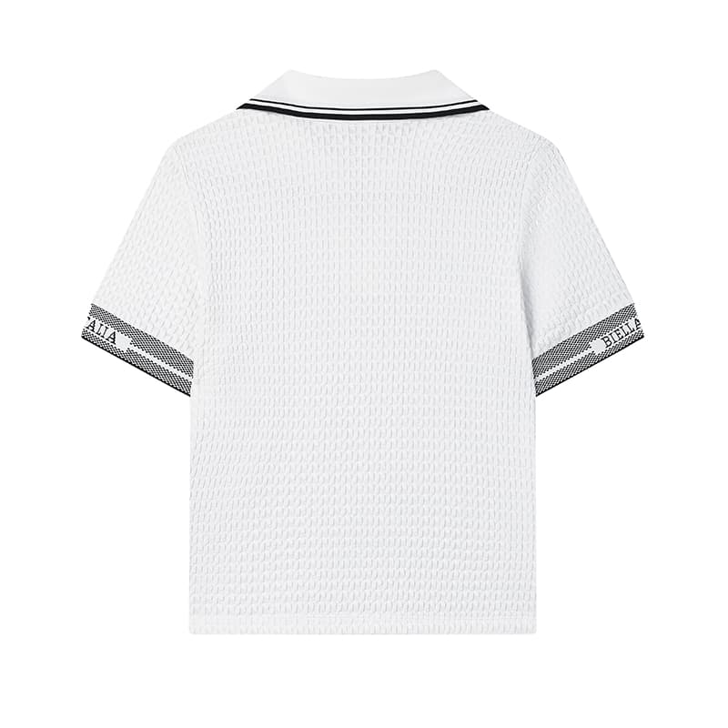 FILA Emerald Polo Shirt Mist White