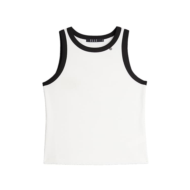 ELLE Suit Black White