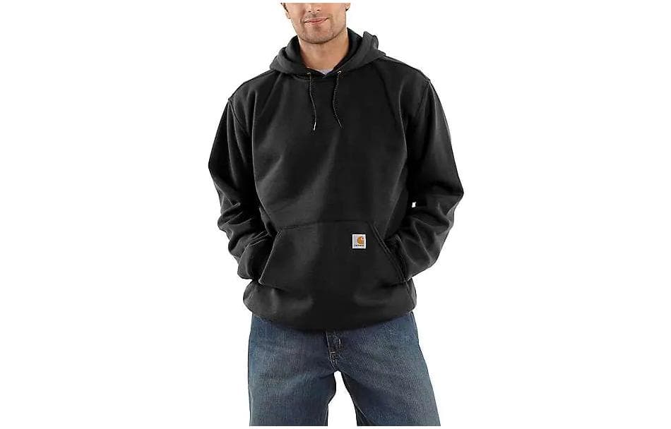 Carhartt K121 Basic Fleece Lined Sports Workwear Pullover Hooded, Medium Weight LOOSE FIT Sweatshirt