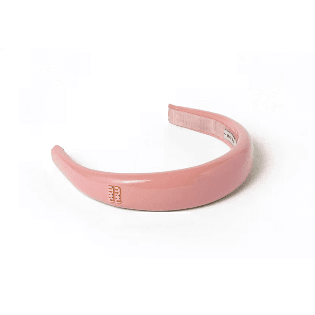 MIU MIU Metal Headbands Pink Pink