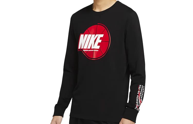 Nike T Shirts Black Crew Neck Moderate Black