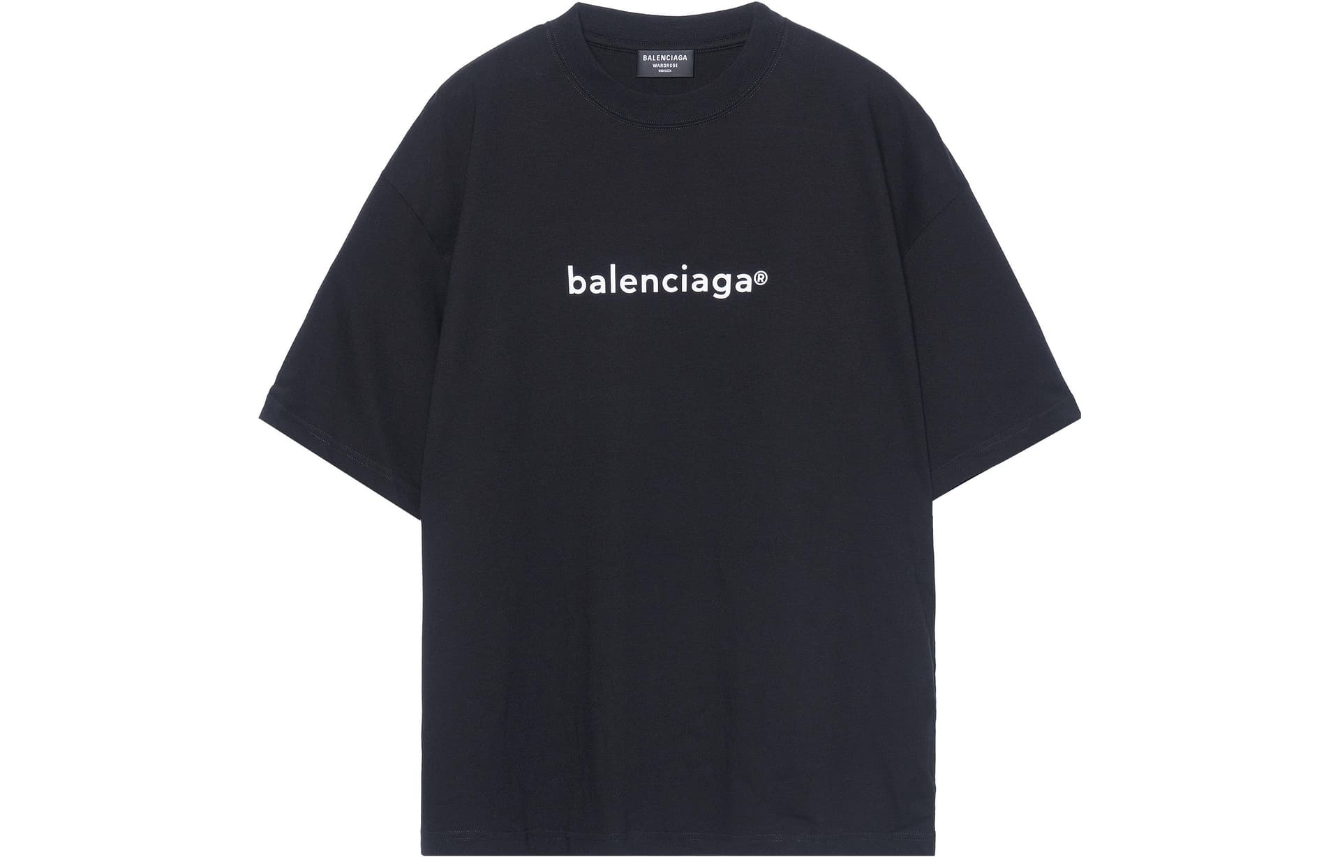 Balenciaga T Shirt, Regular Fit Black