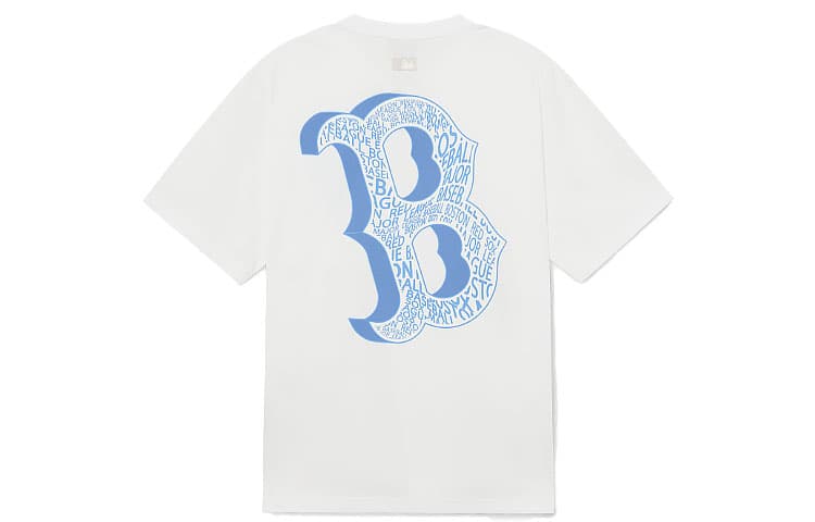 MLB Boston Red Sox TShirts White Crew Neck Moderate Straight Fit