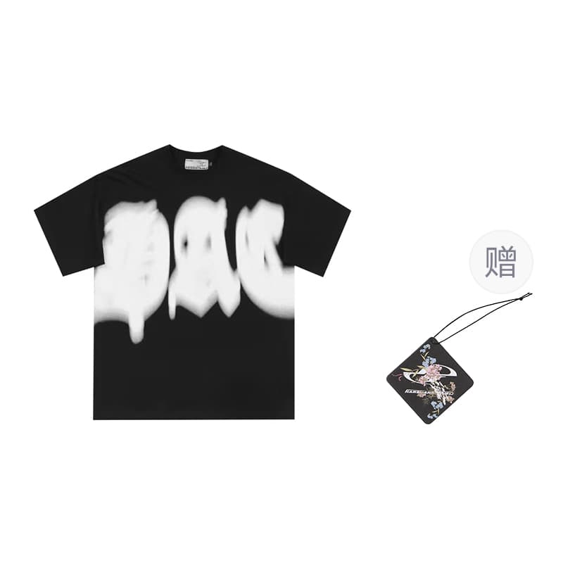 HARSH CRUEL Soccer Sports Structure T Shirts Crew Neck Moderate Straight Fit Black