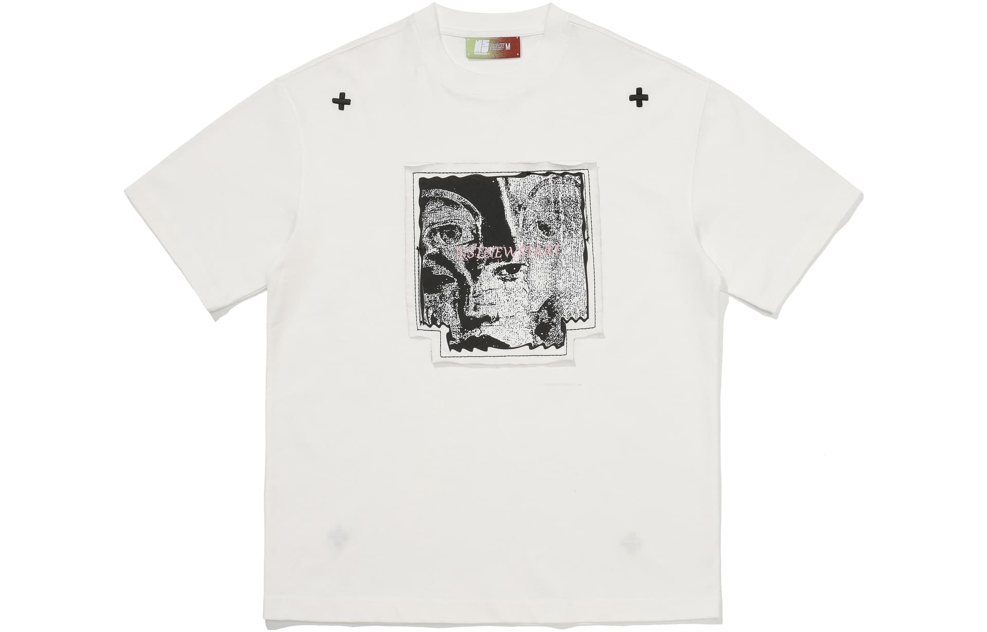 NSTNEW START TShirts White (Comes With Sprouting Tag) Crew Neck Moderate