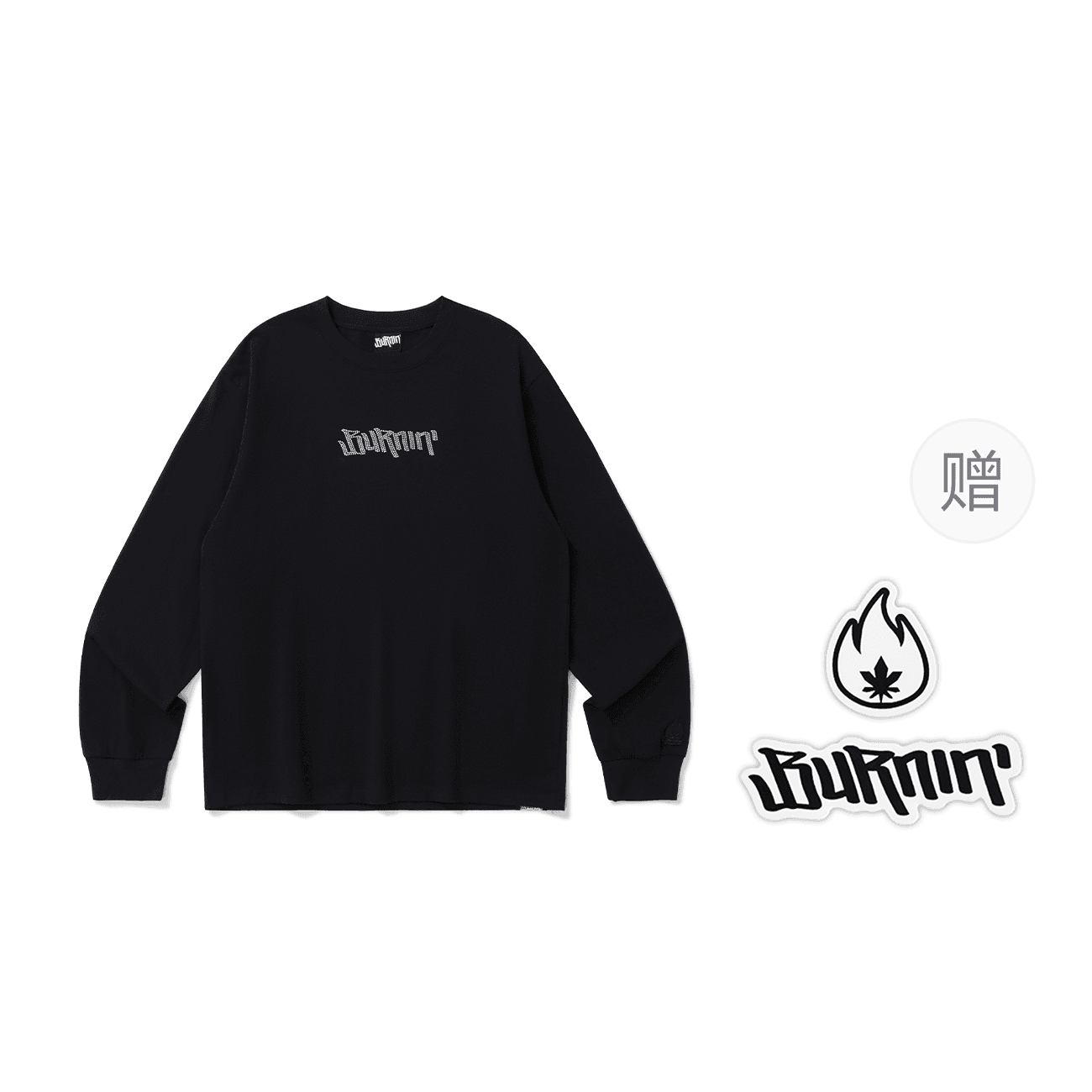BURNIN TShirts Crew Neck Moderate Straight Fit