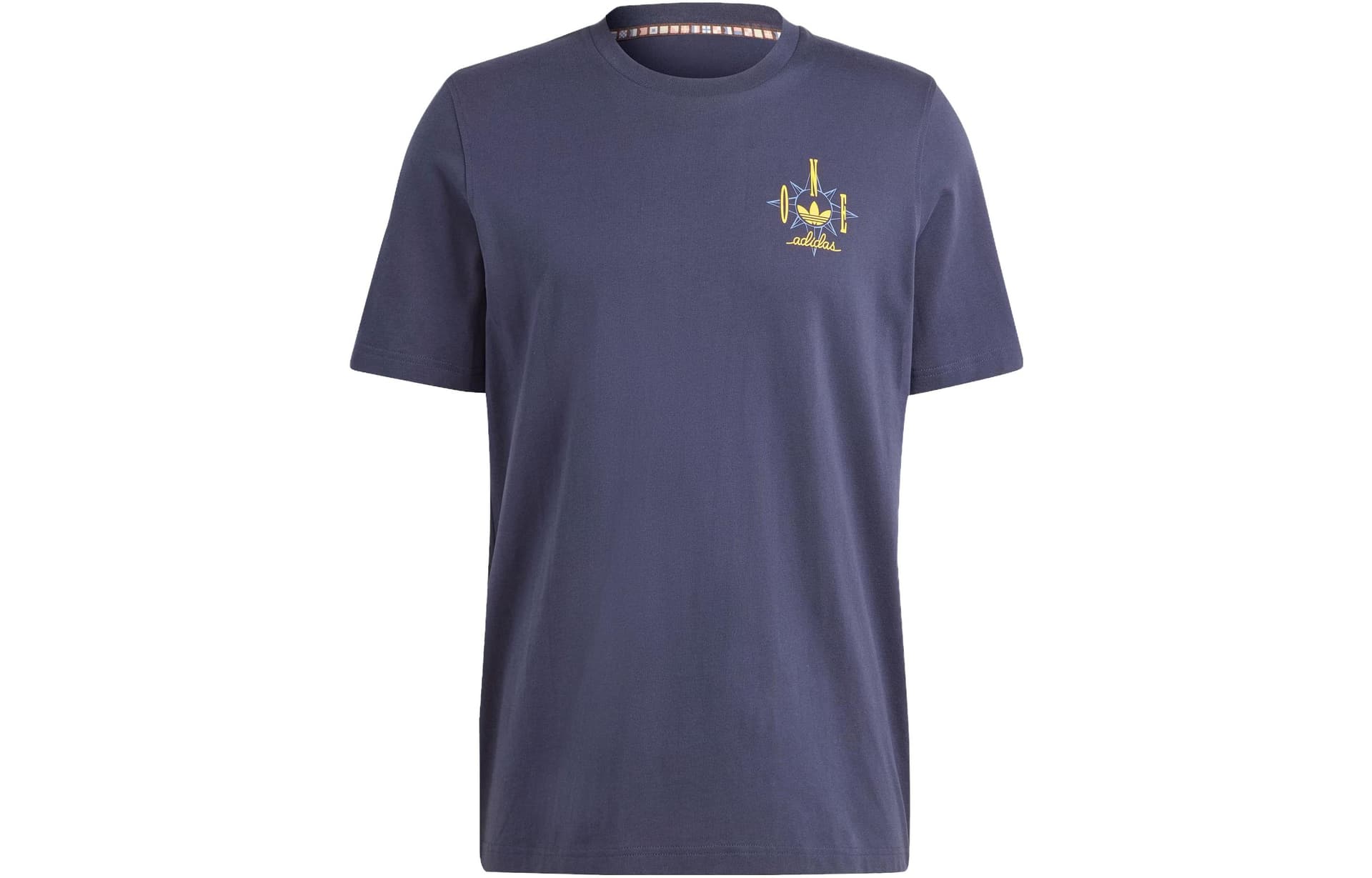 Adidas Originals T Shirts Legend Ink Crew Neck Moderate Straight Fit Legend Ink