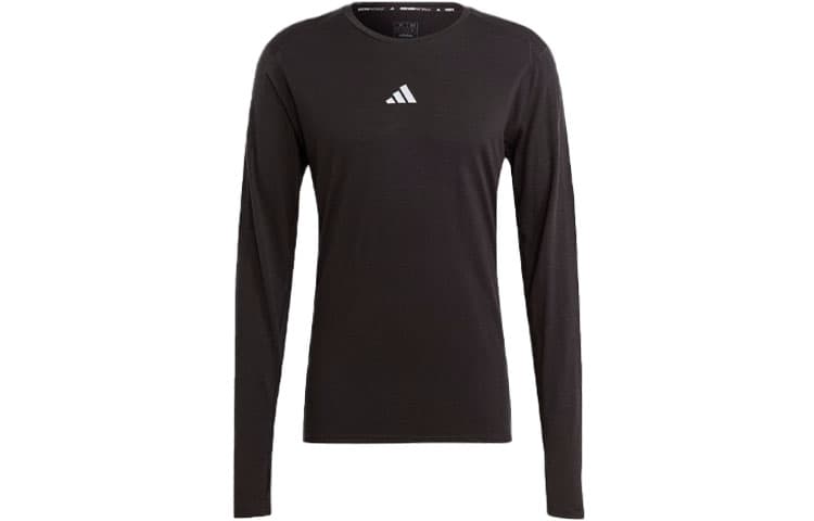 Adidas Ultimate TShirts Black Crew Neck Moderate Straight Fit