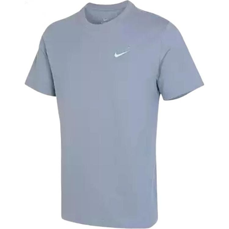 Nike TShirts Blue Crew Neck Moderate Straight Fit