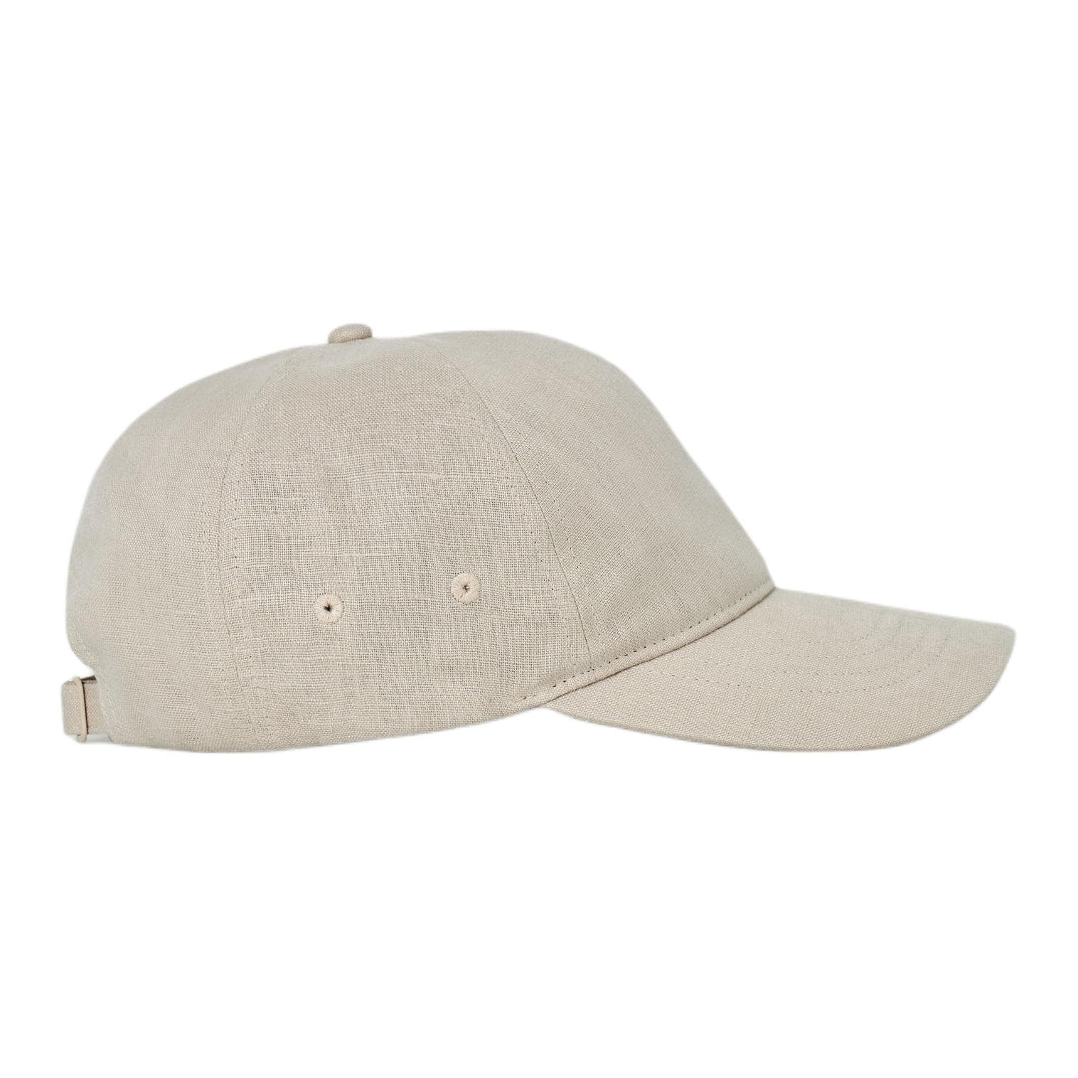 COS Original Design Linen Baseball Caps Beige