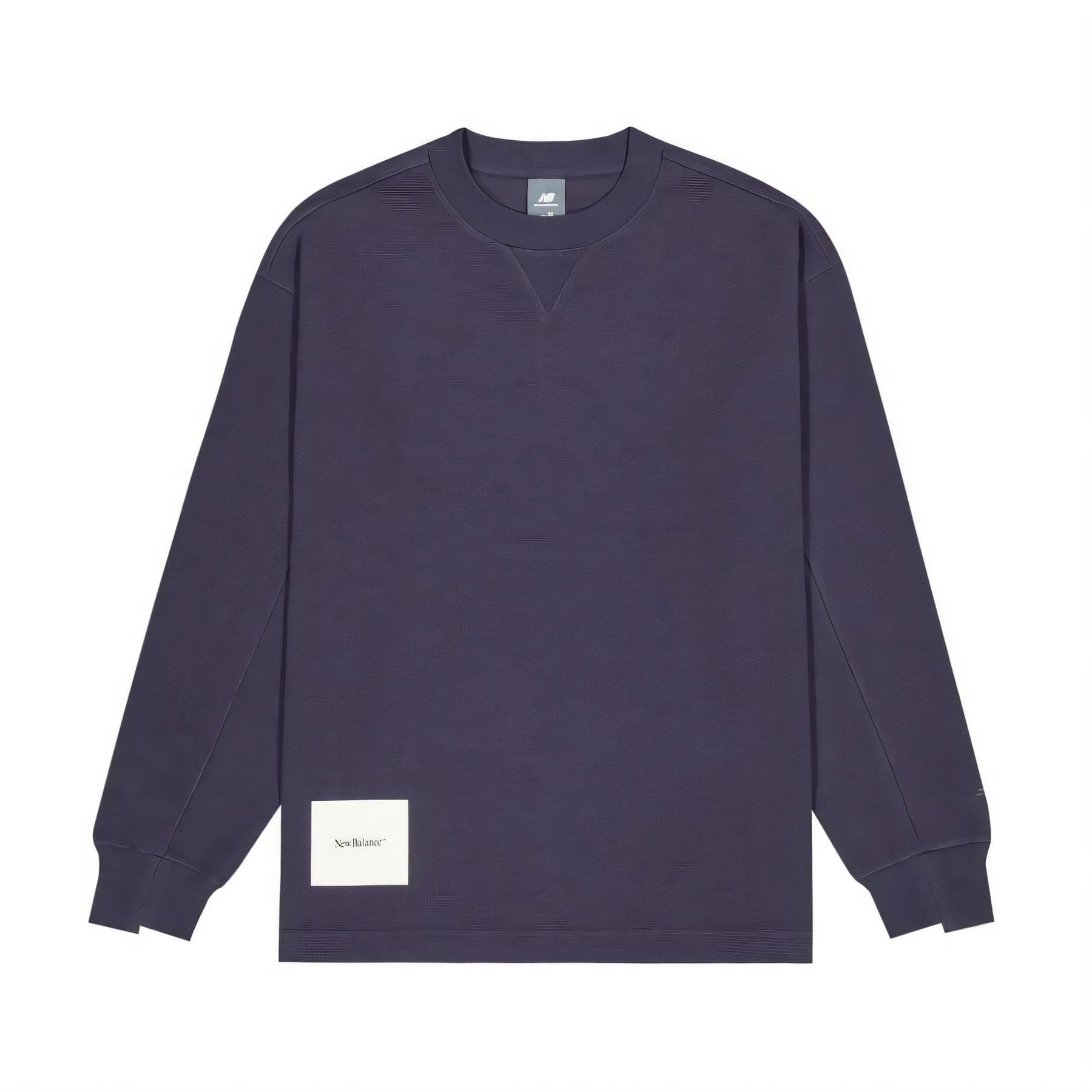 New Balance NB Grey T Shirt Purple Purple-PUR