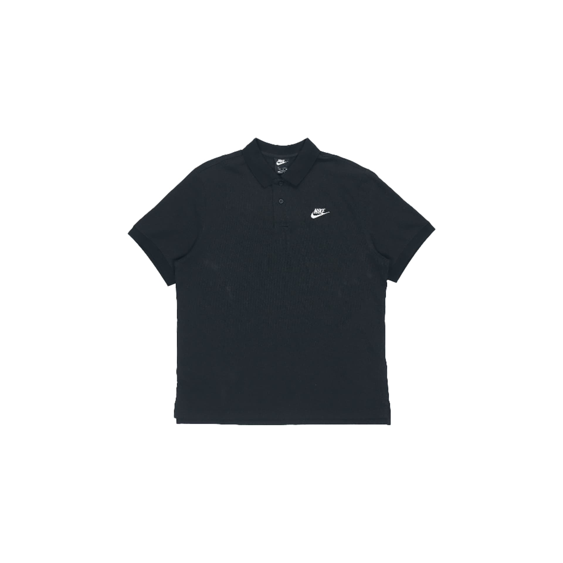 Nike Polo Shirts Black Polo Collar Moderate Straight Fit