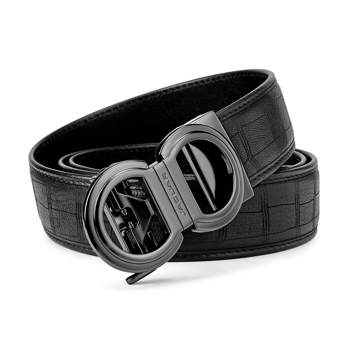 JAGUAR Deerskin Black Width 3.5cm