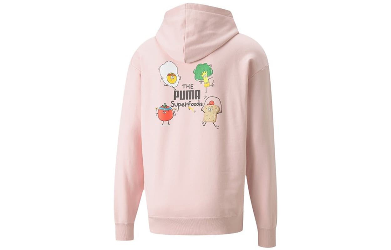 PUMA Blaster Sweatshirts Pink Hooded Moderate Straight Fit