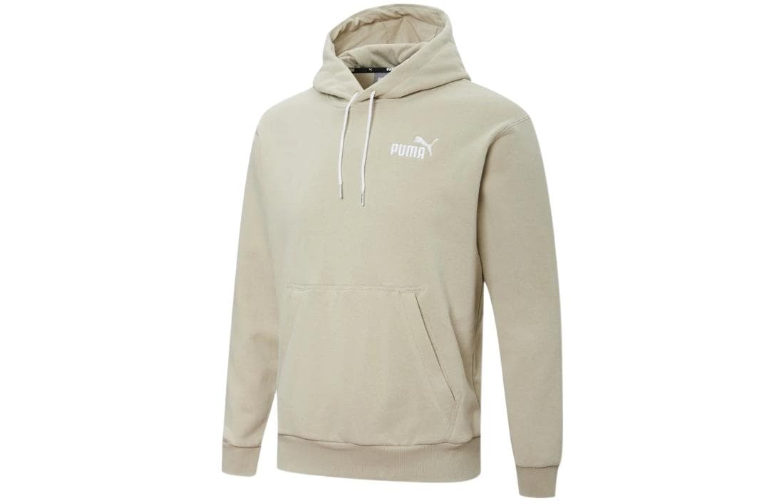 PUMA Sweatshirts Ecru Hooded Moderate Ecru