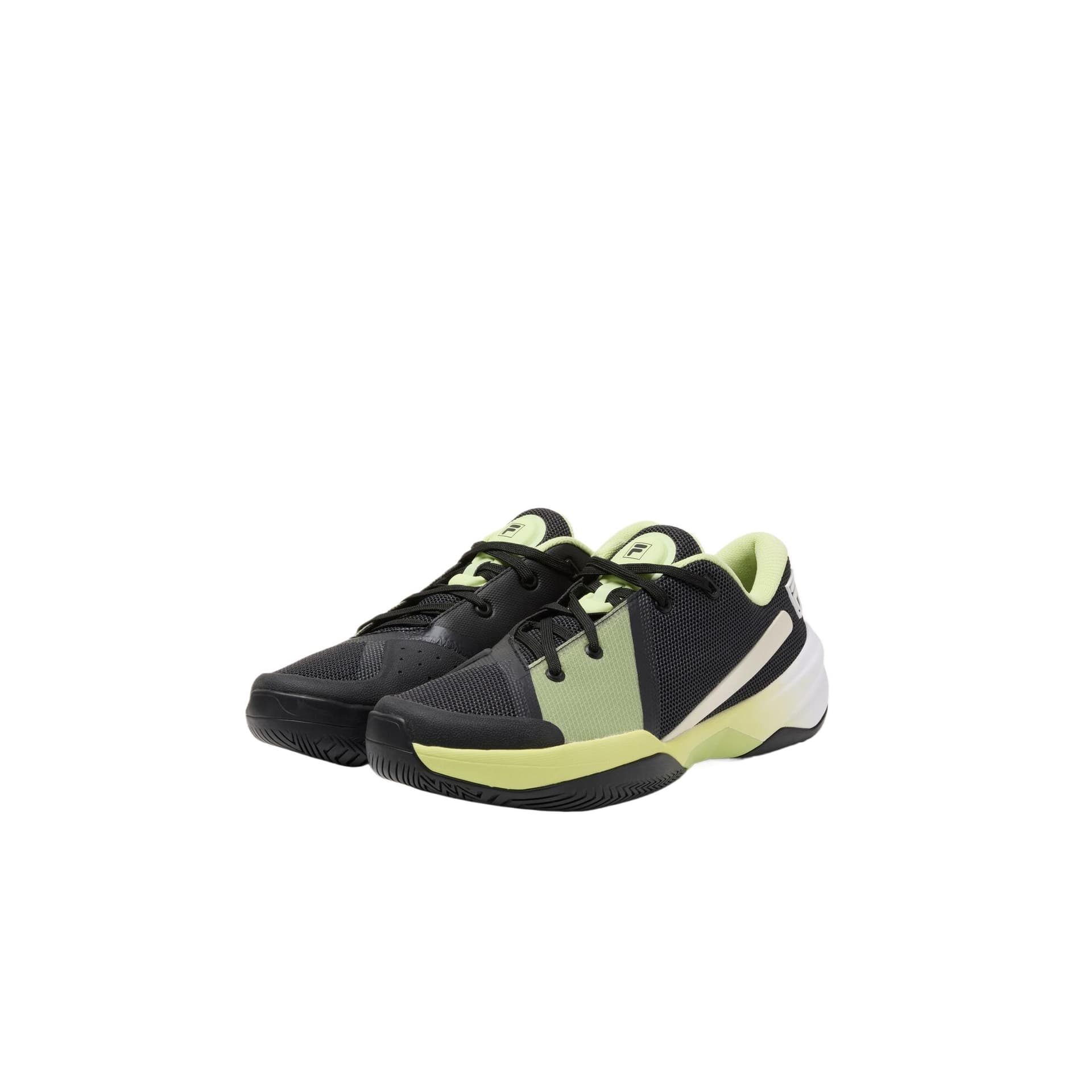 FILA FIRE ACE Comfortable Round Toe Tennis Black Green