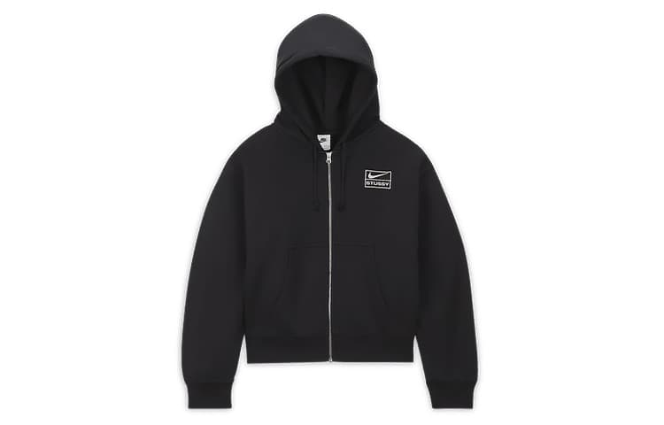 Stussy X Nike Stone Washed Fleece Zip Hoodie Asia Sizing