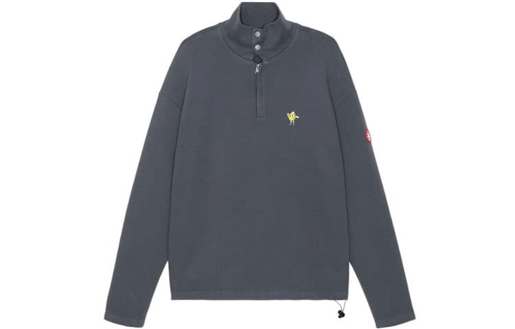 Cav Empt Sweatshirts Dark Gray Stand Collar Moderate Other