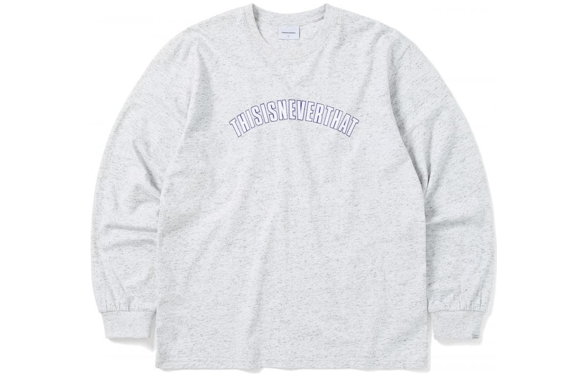 Thisisneverthat New Arc Long Sleeve Tee Gray