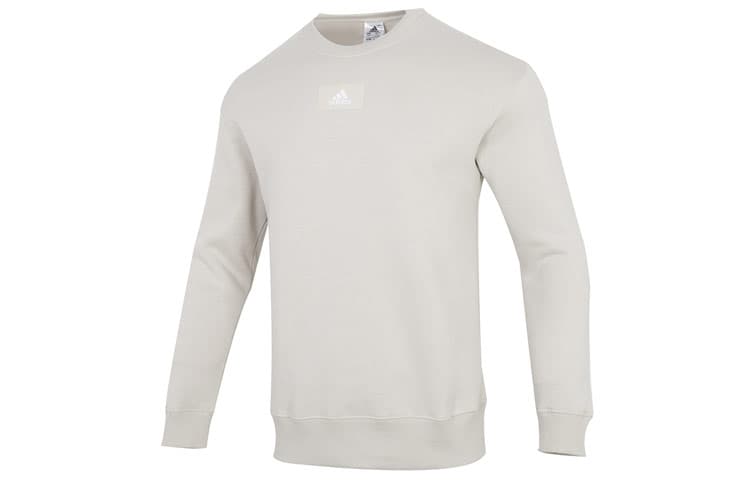 Adidas Sweatshirts Khaki Crew Neck Moderate Straight Fit