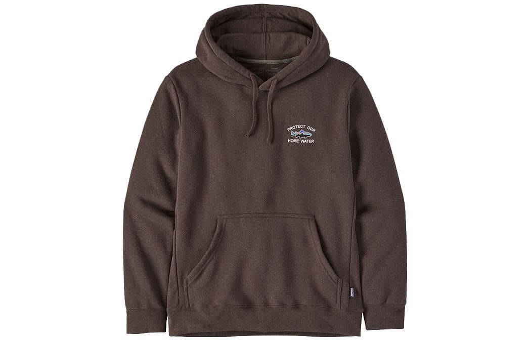 Patagonia Uprisal Patagonia, Solid Color Thickened Fleece Lined Hooded Pullover Sweatshirt