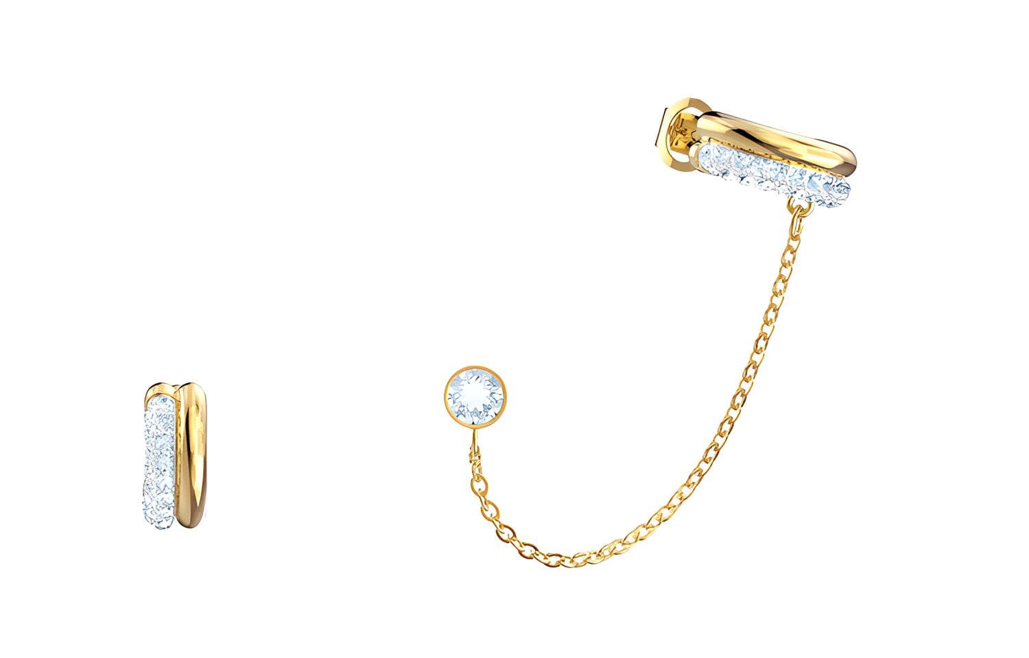 Swarovski Time Earrings White White