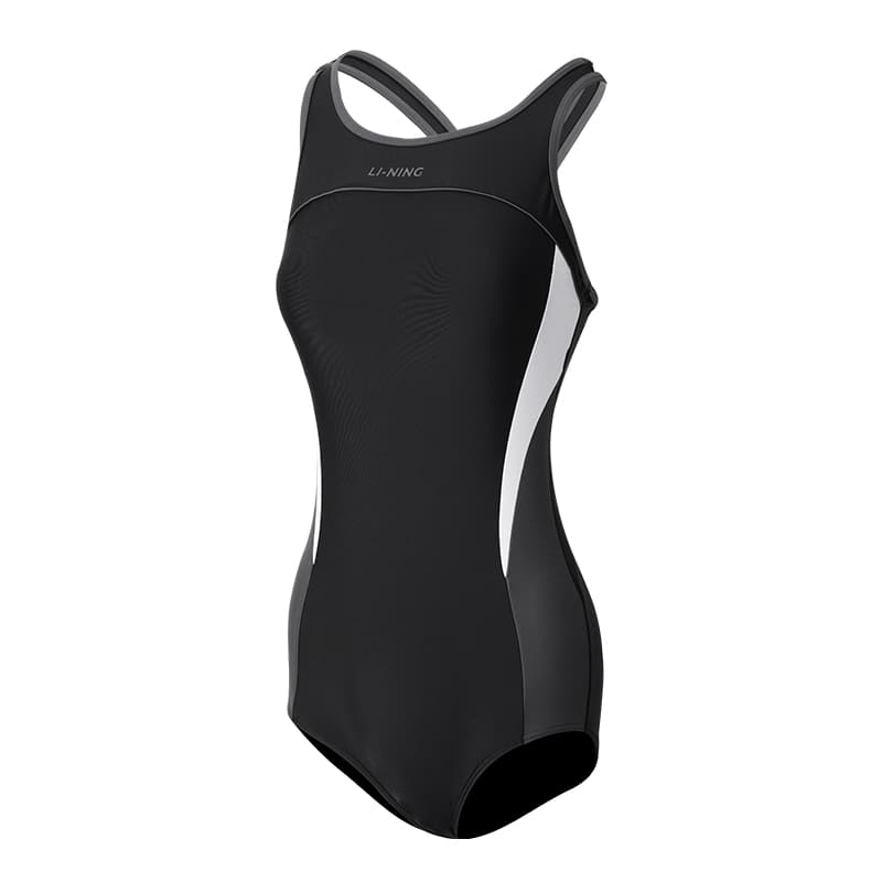 Li Ning One piece Swimsuit Black Black