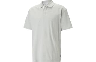 PUMA Polo Shirt Light Mixed Gray