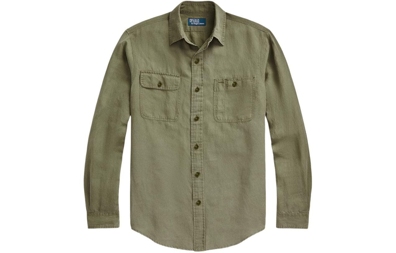 Polo Ralph Lauren SS24 Shirt Olive Olive