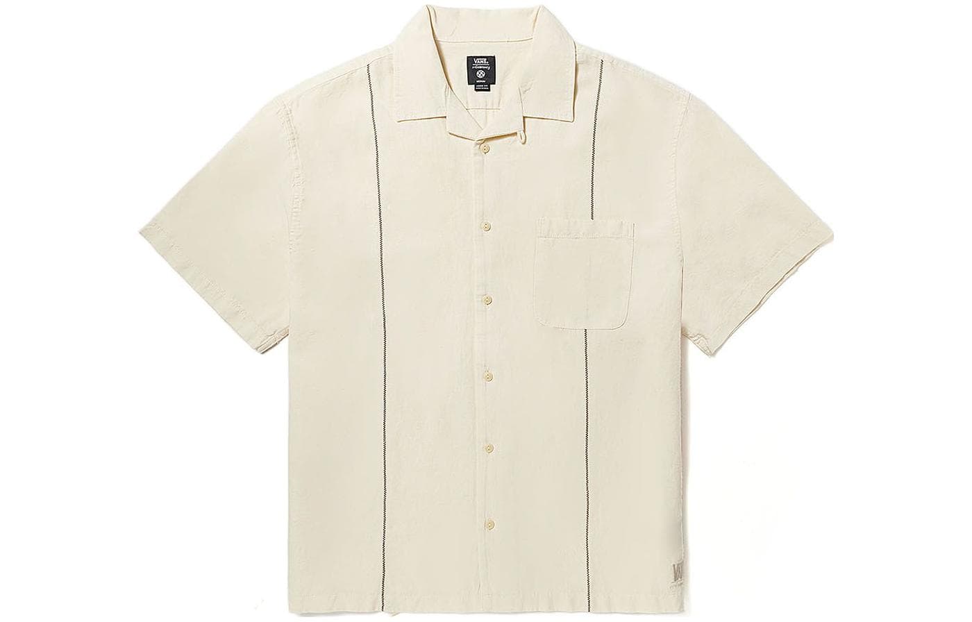 Vans Shirts Beige Pointed Collar Moderate Other Beige