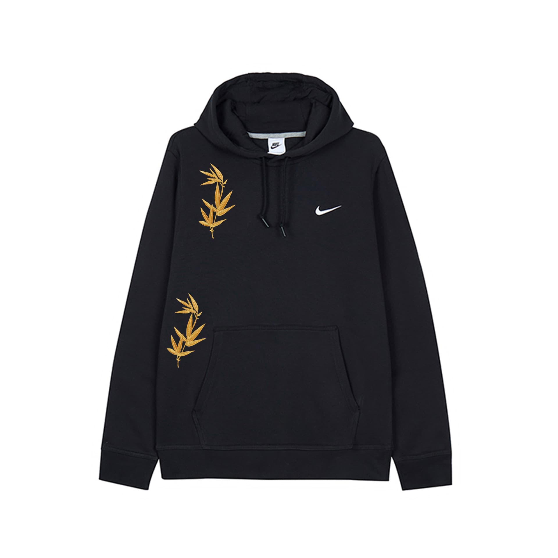 Nike Sweatshirts Black Hooded Moderate Regular Black