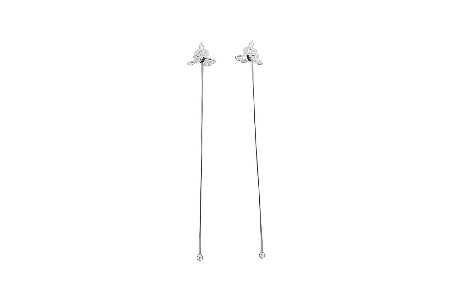 Swarovski Mademoiselle Earrings White Gold Plated