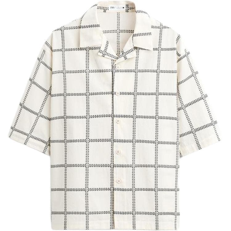 ZARA Shirts Brown Lapel Moderate Other Brown